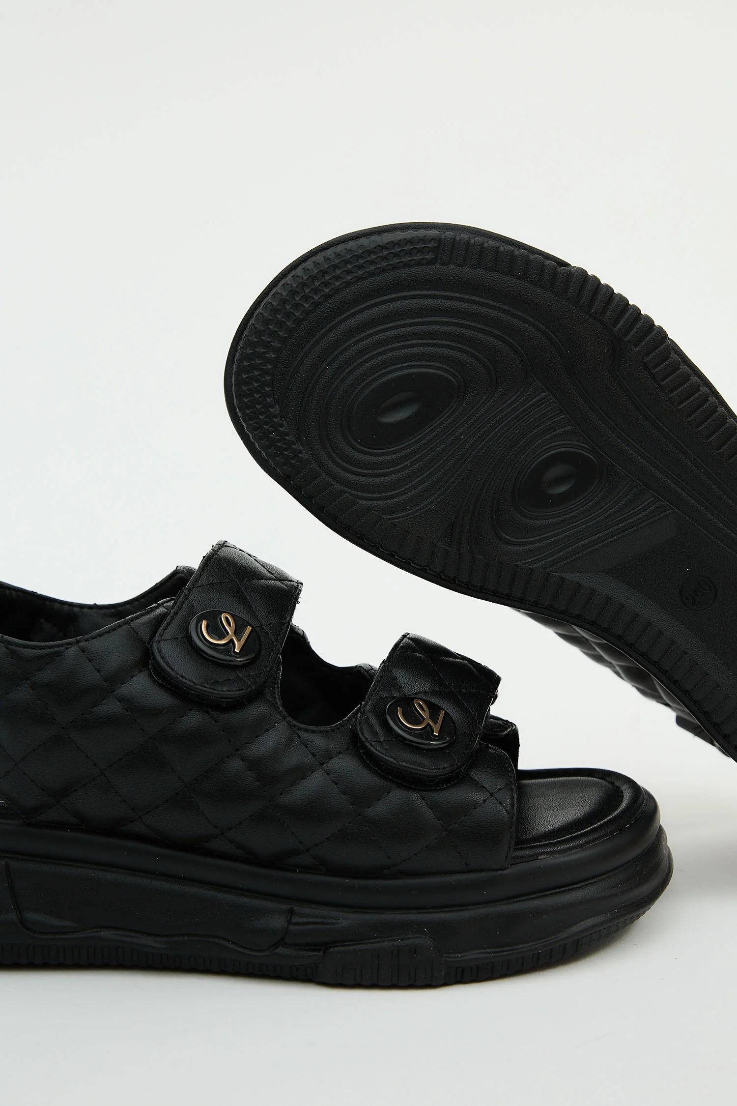Adela Black Sandals - Image 3