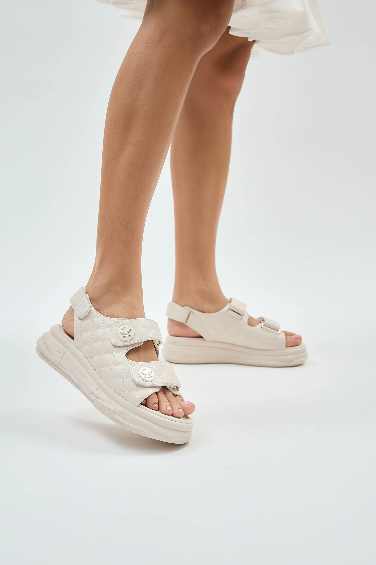 Adela Shell Sandals - Image 7