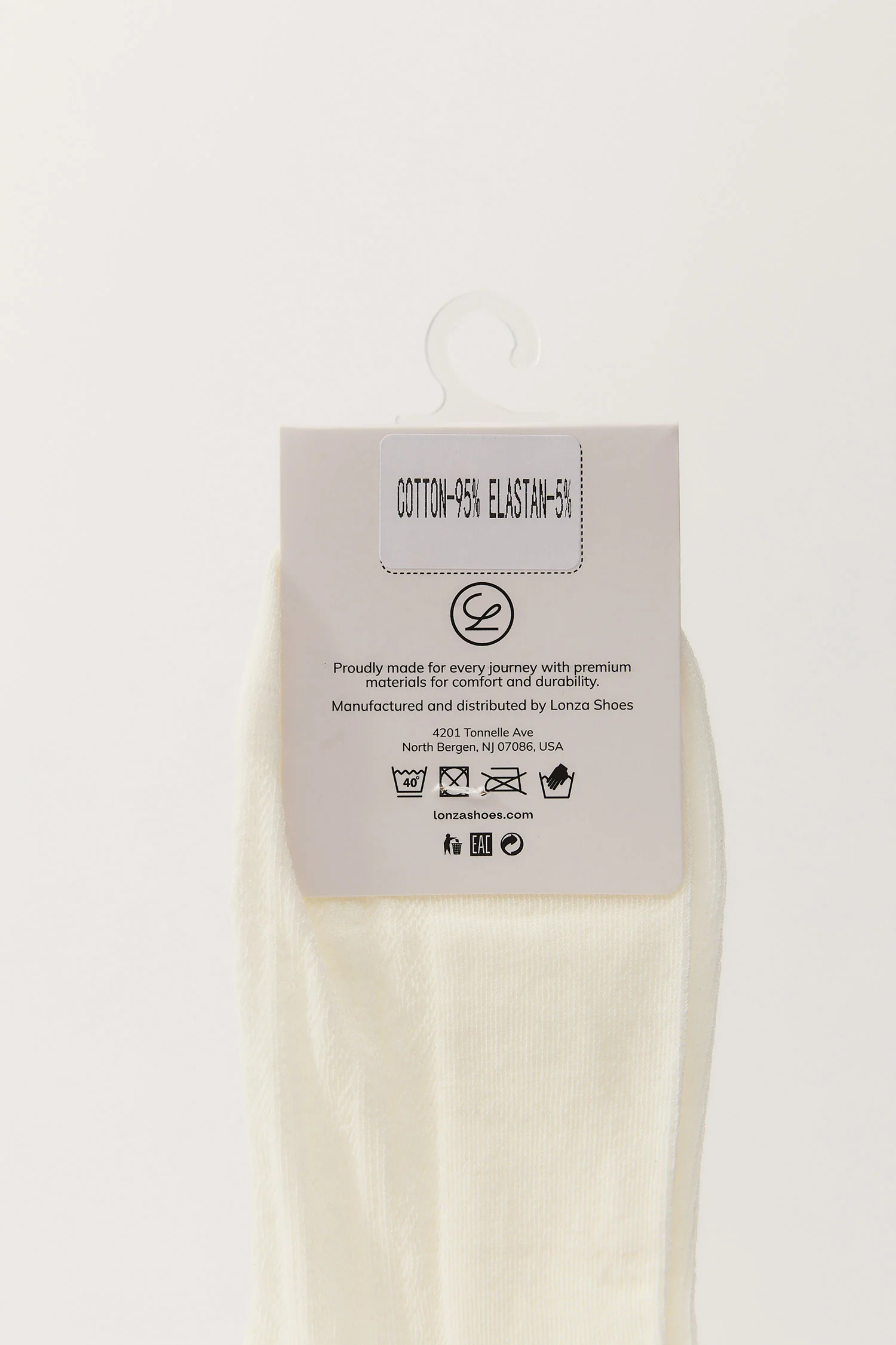 Arctic White Premium Cotton Socks - Image 3