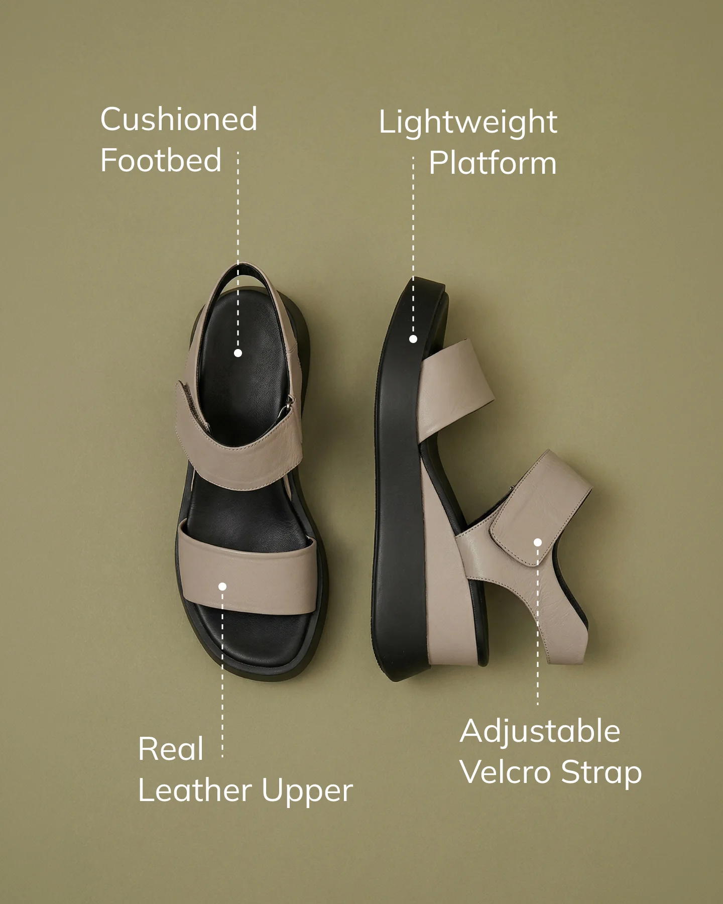 Cample Platforms - Beige - Image 3