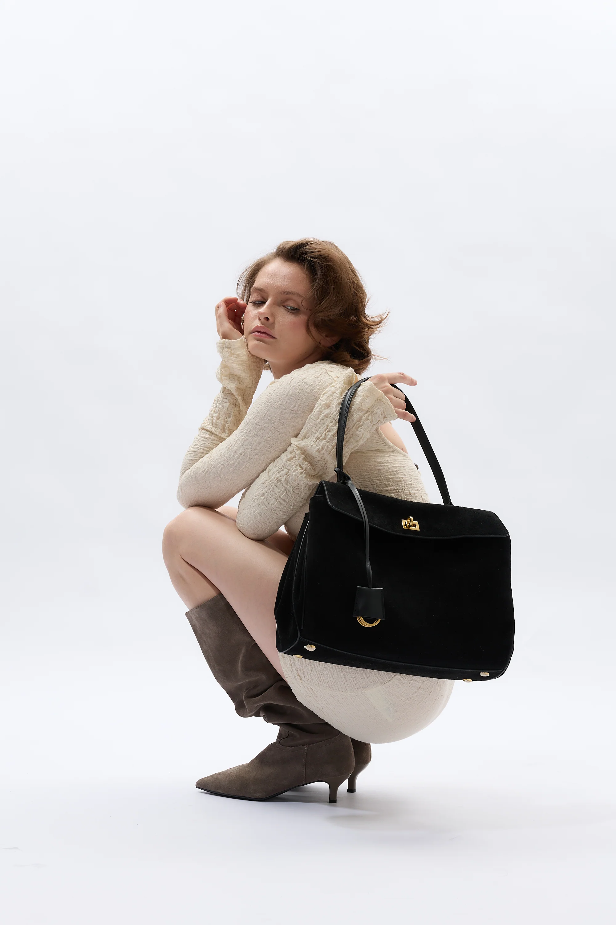 Coralie Black Suede - Image 7