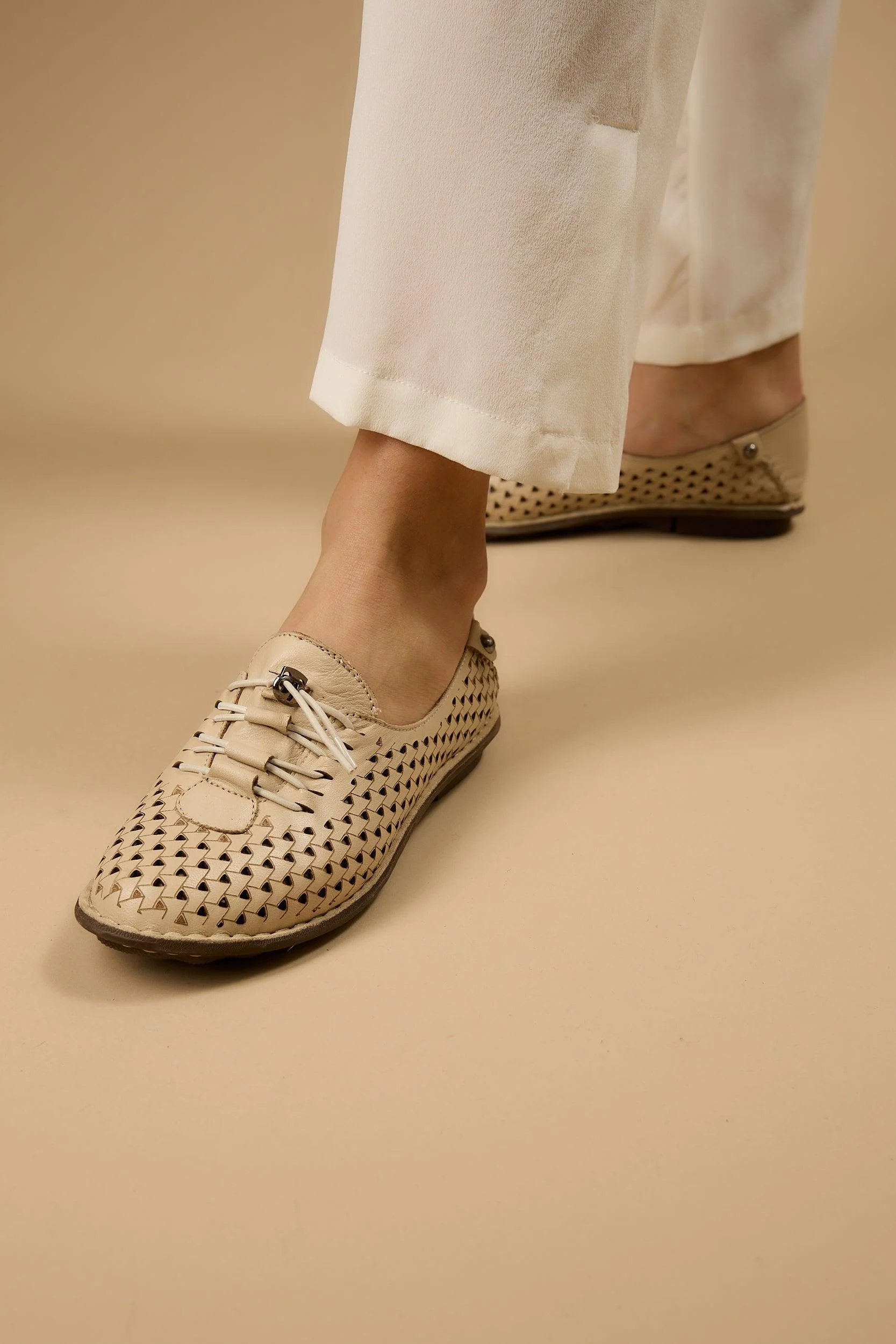 JABIN Leather - Beige - Image 3