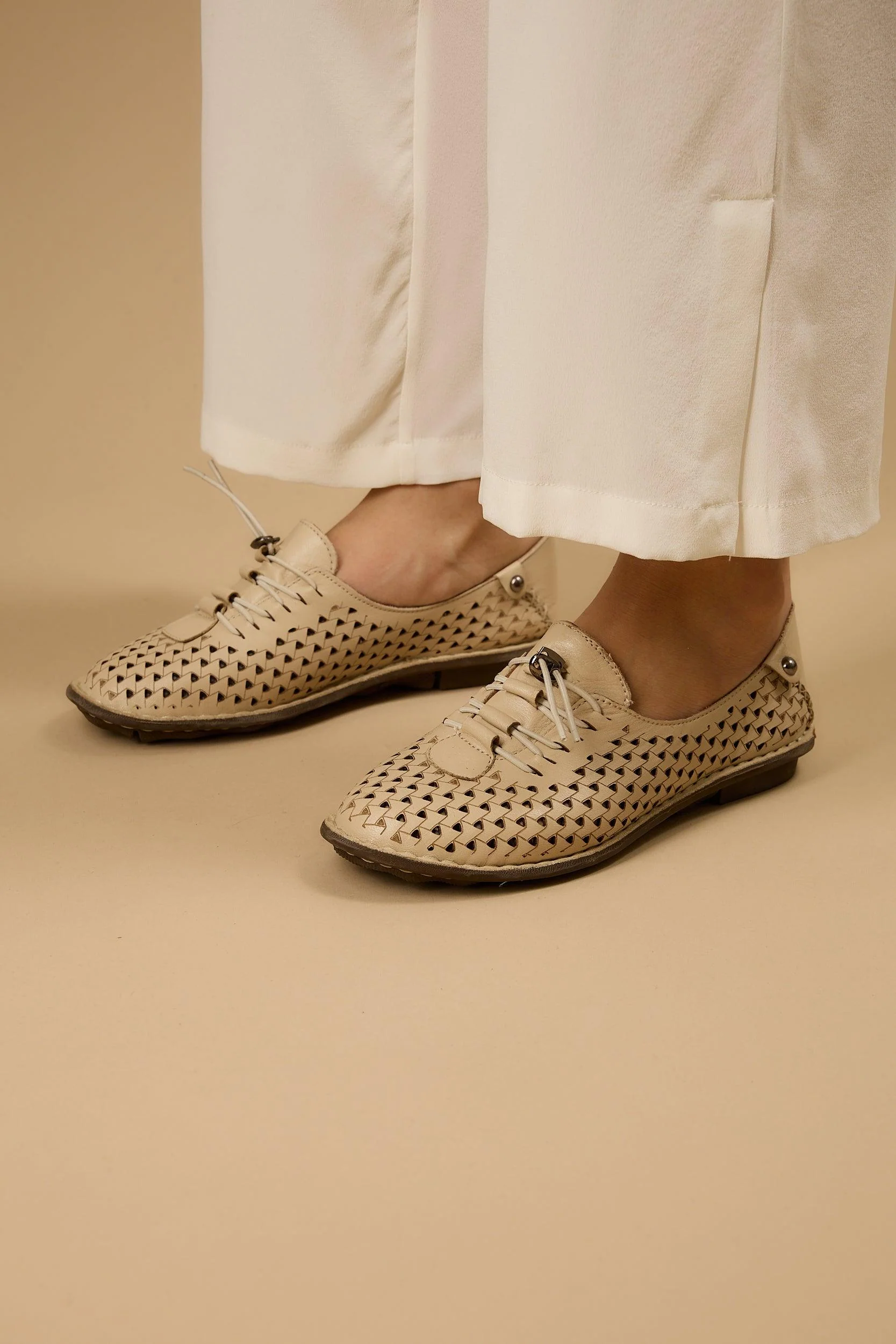 JABIN Leather - Beige - Image 5