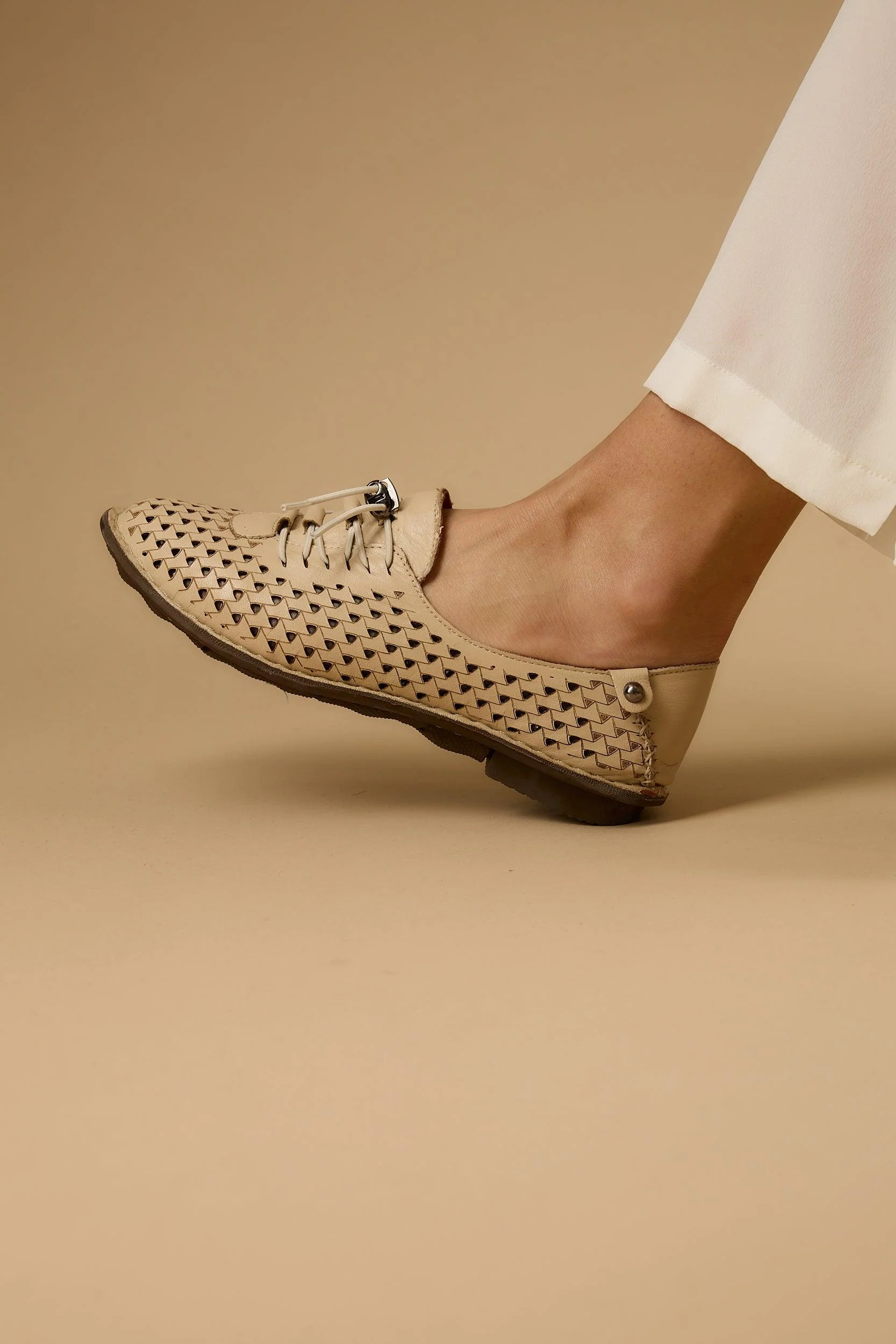 JABIN Leather - Beige - Image 7