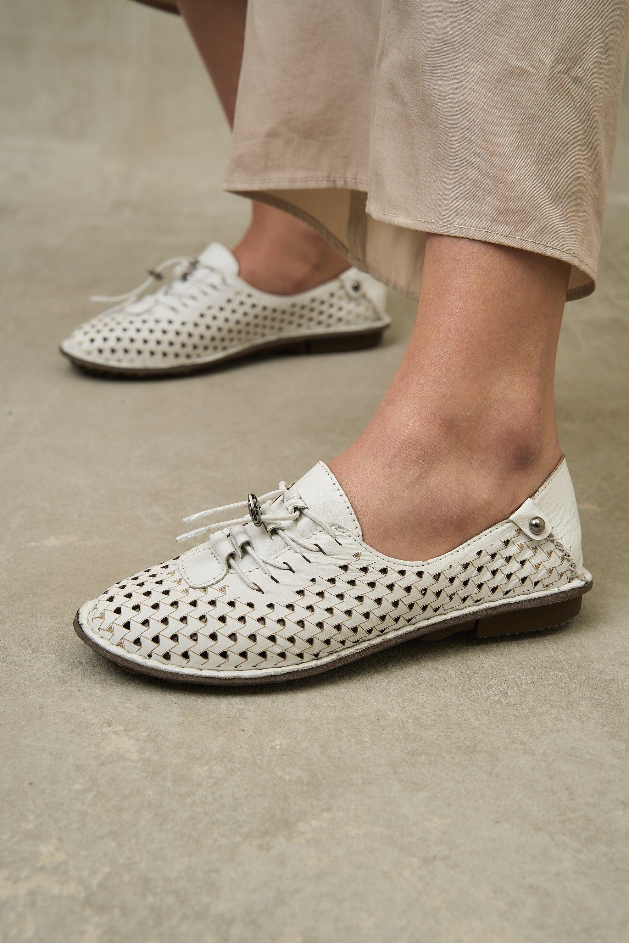 JABIN Leather - White - Image 3