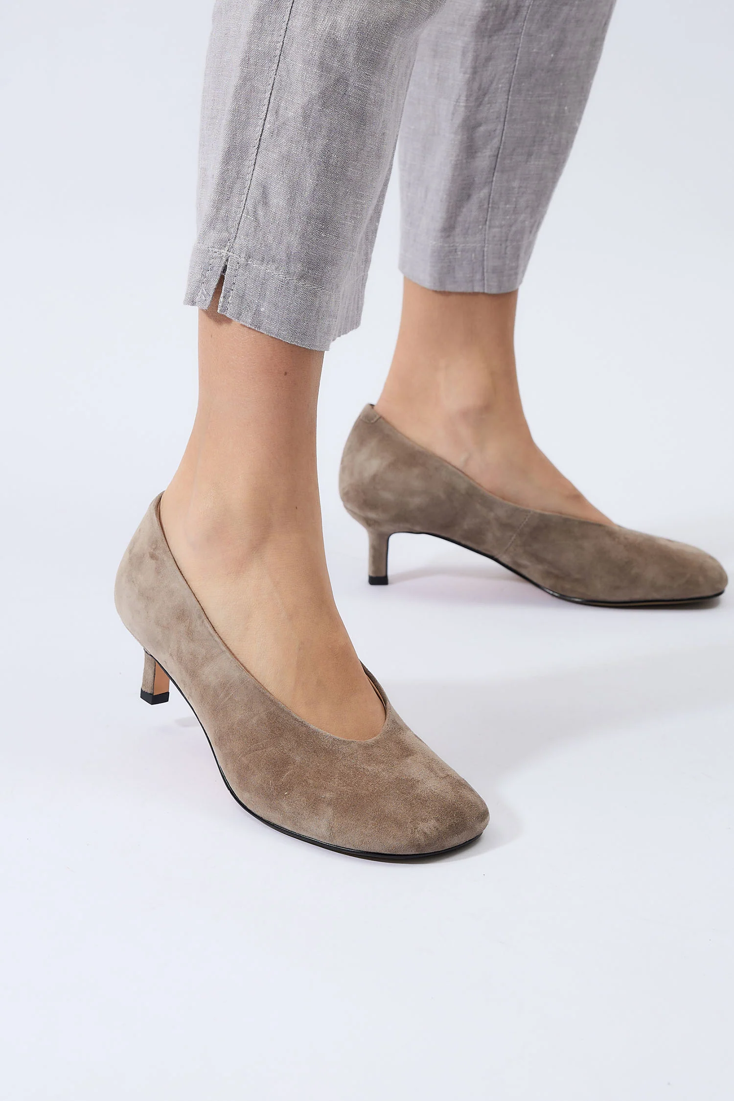 Madeline Beige Suede - Image 7
