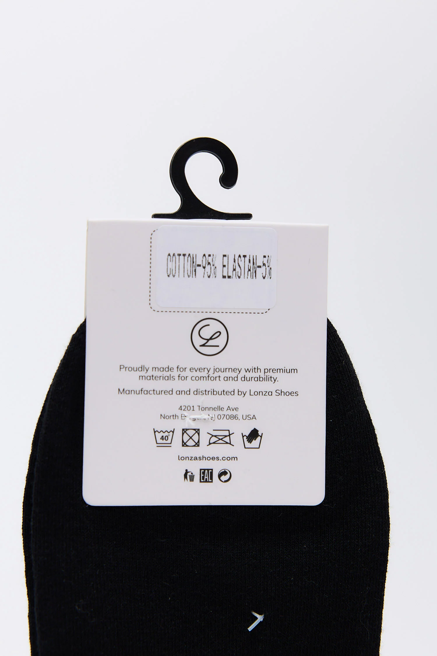 Noir Black Men Cotton Socks - Image 3