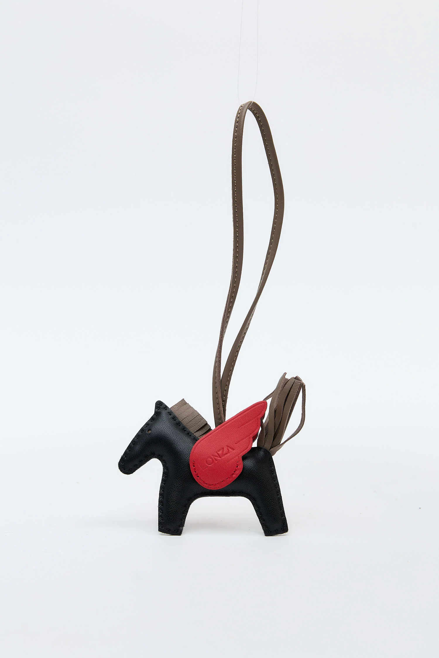 Pony Black/Red Keychain - Image 3