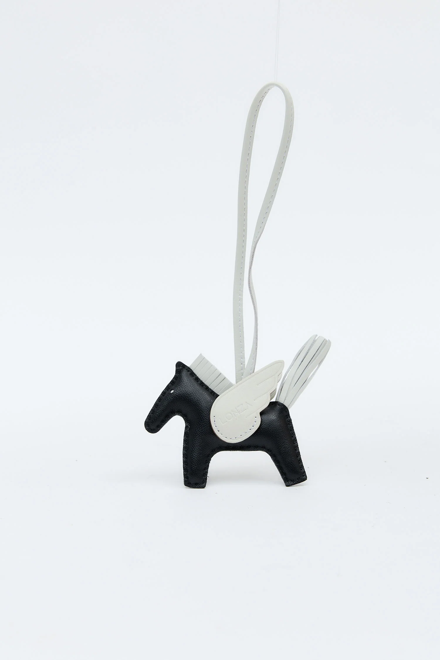 Pony Black/White Keychain - Image 3