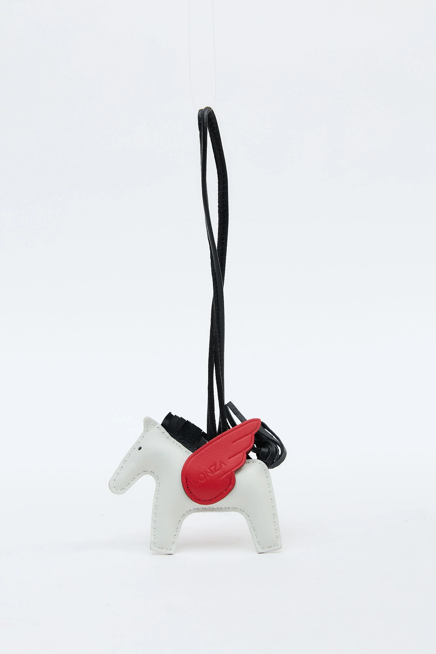 Pony White/Red Keychain - Image 3
