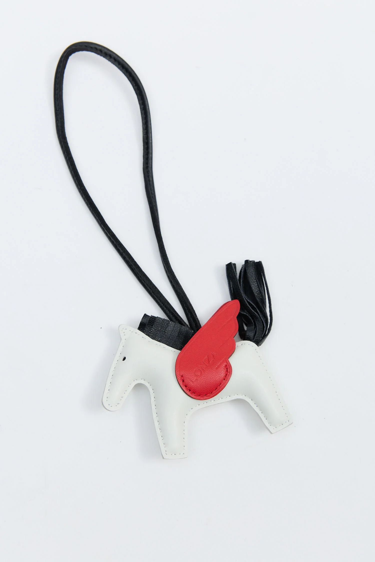 Pony White/Red Keychain - Image 5
