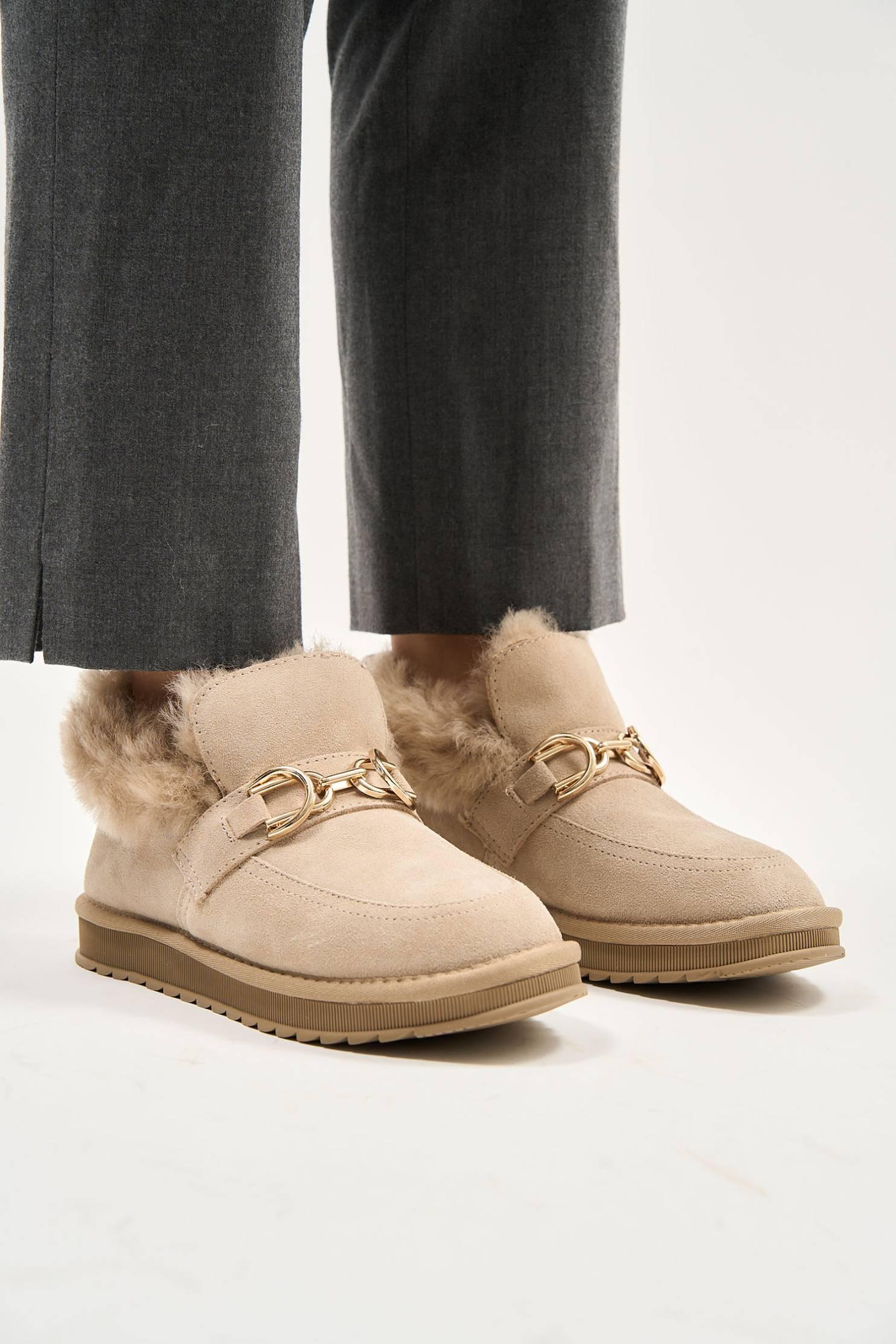 Puff Buckle Beige - Image 4