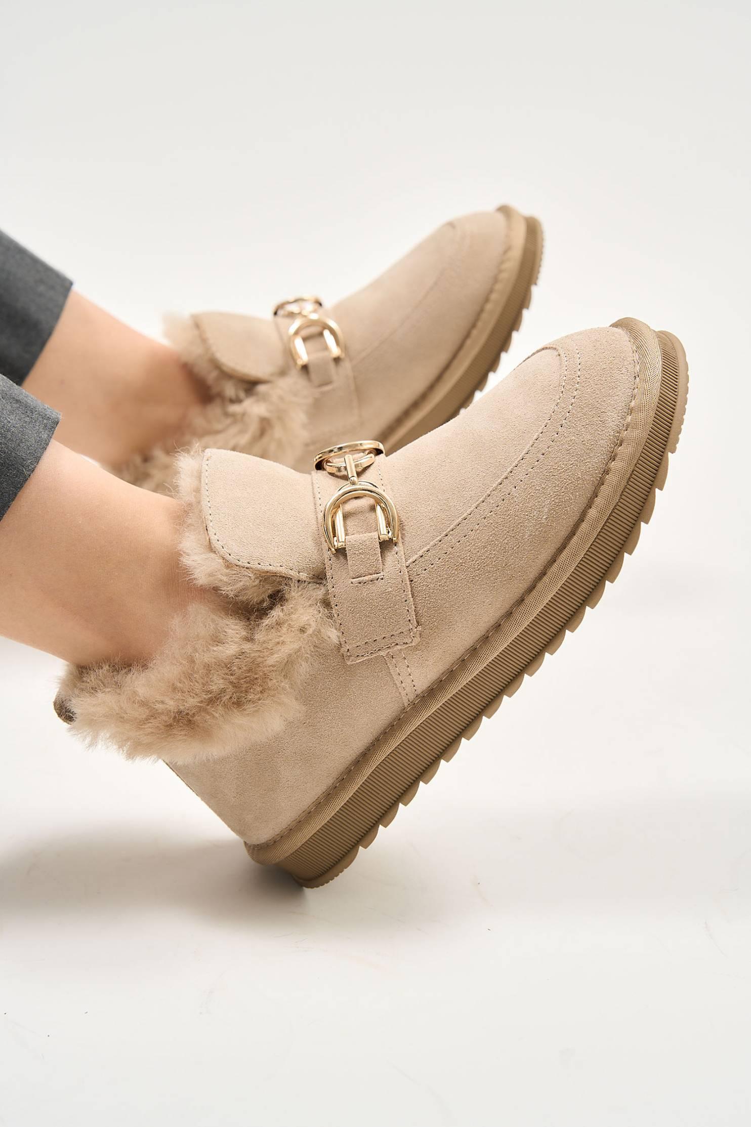 Puff Buckle Beige - Image 5