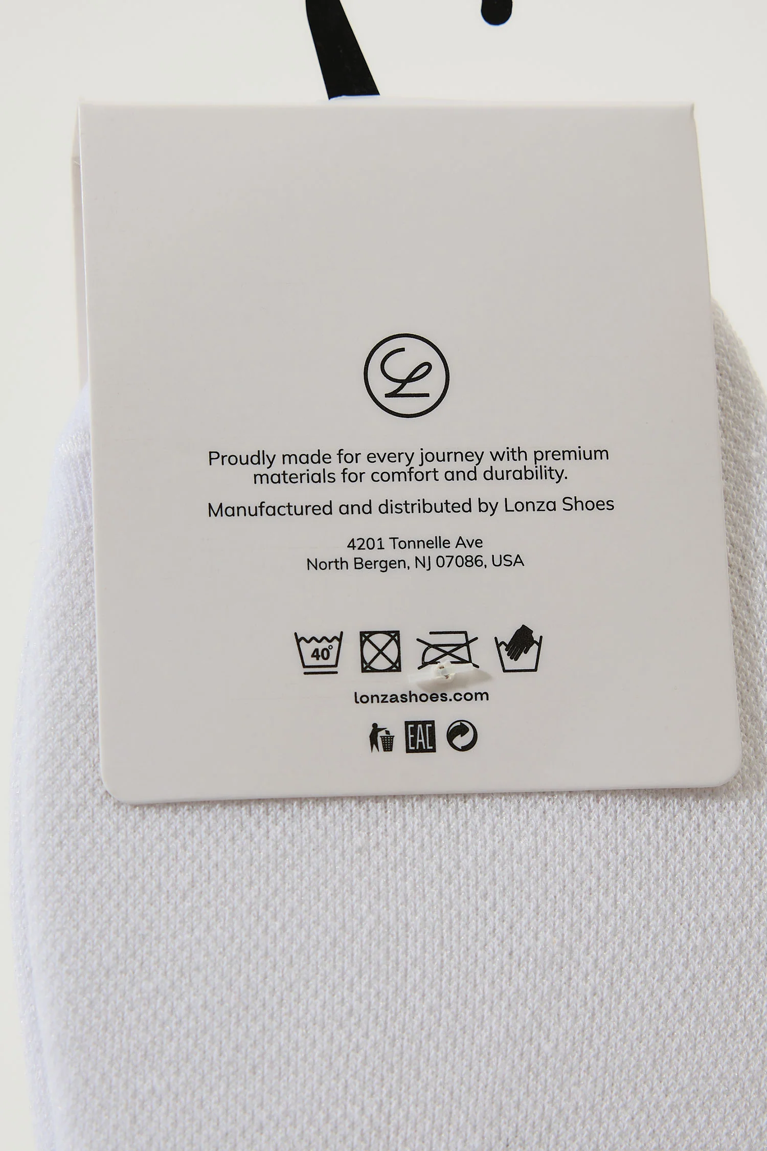 Pure Premium Cotton Socks, White - Image 4