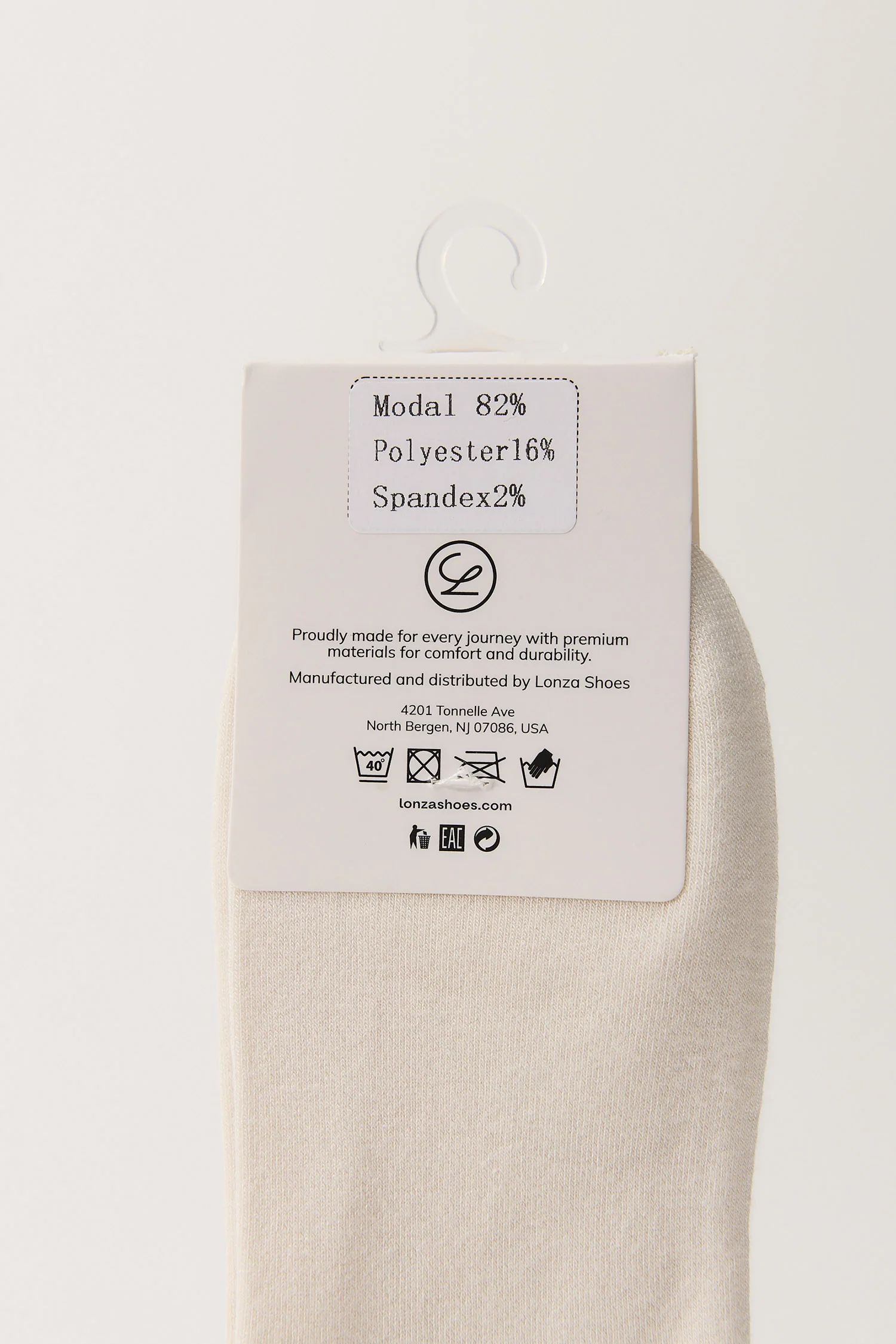 Salt Beige Premium Cotton Socks - Image 3