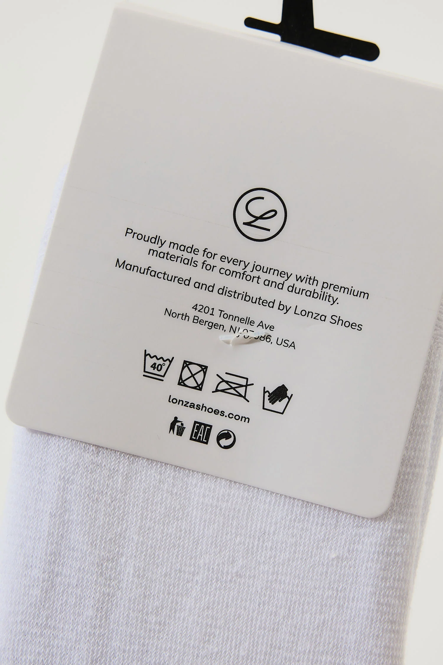 Stride Premium Cotton Socks, White - Image 4