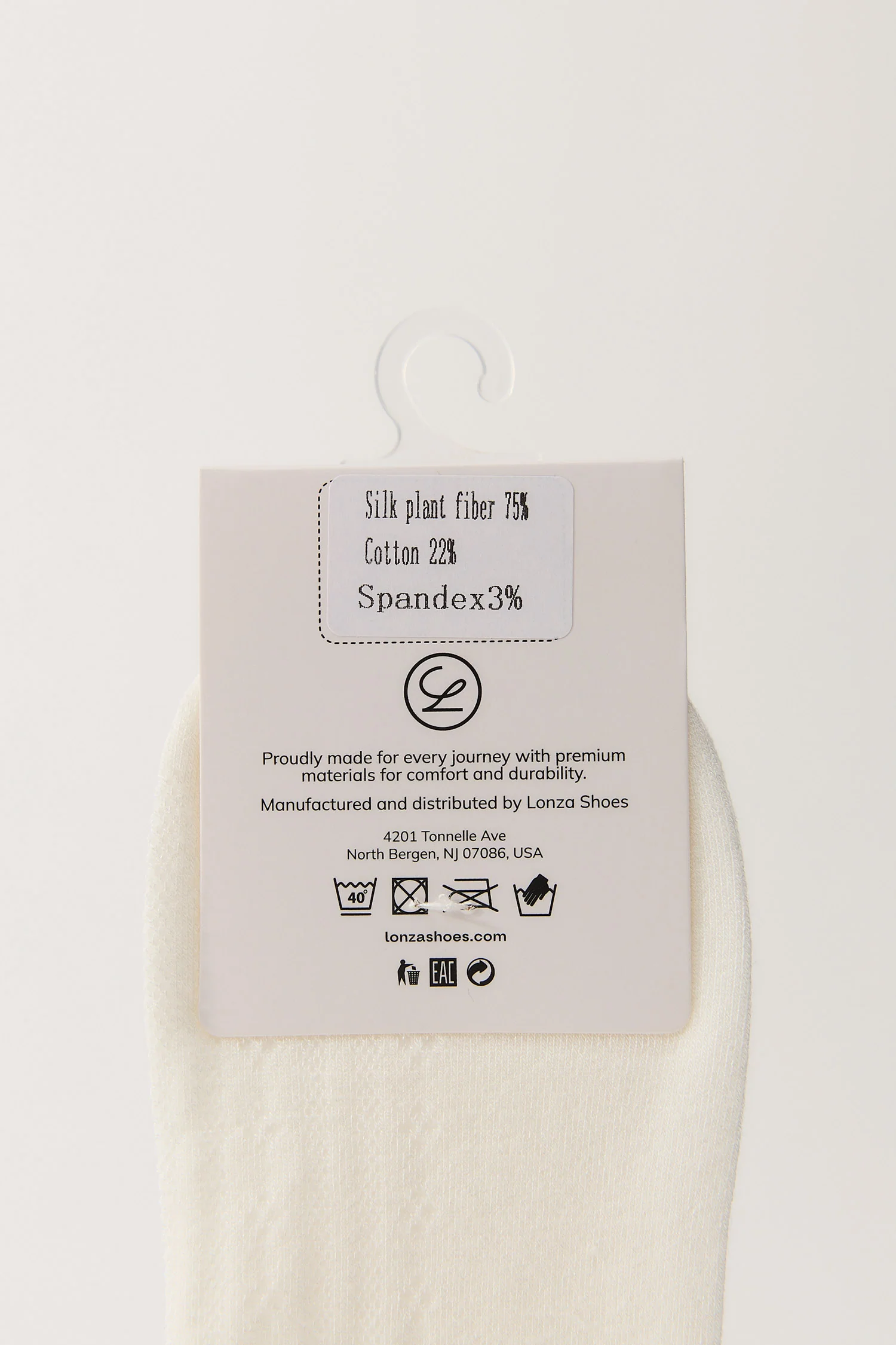 White Cotton Blossom Socks - Image 3
